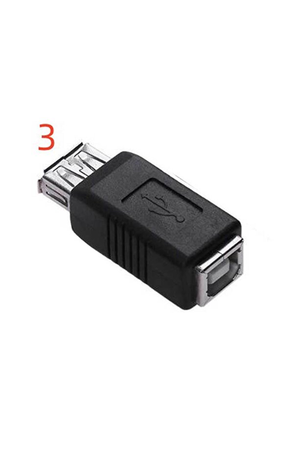 3)USB F to BF USB 2.0 A Male & Female to USB Type B Print Converter Adapter Male & Female USB co