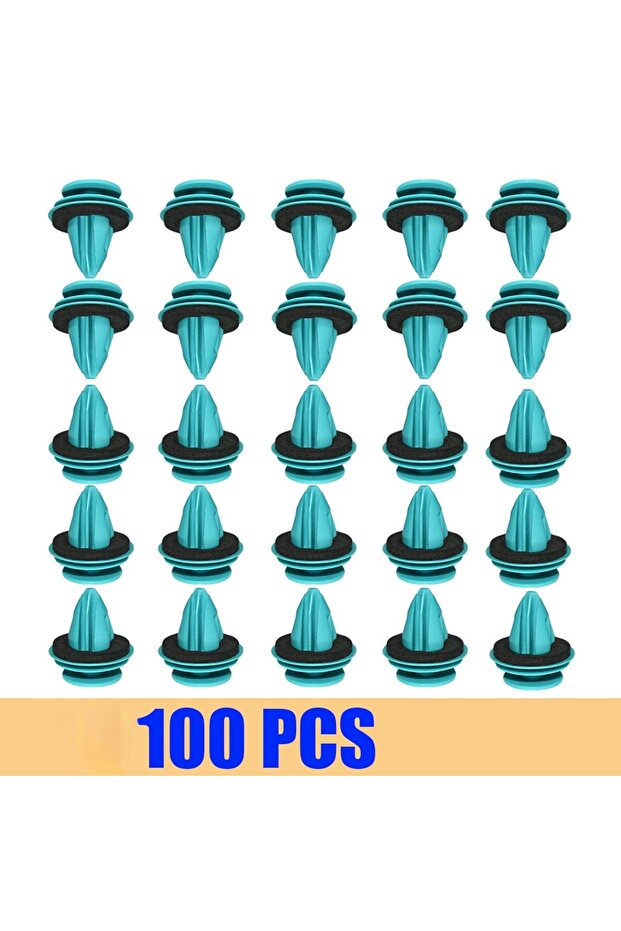 100PCS 10PCS 25PCS 100PCS Door Panel Clip With Seal Ring Fastener Rivet Bumper Clip Retainer Car In