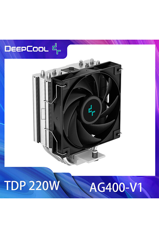 NO RGB AS Show AG400-V1 DeepCool AG400 CPU Cooler 12cm Fan 4Pin PWM TDP 220W CPU Heat Sink Air Coole