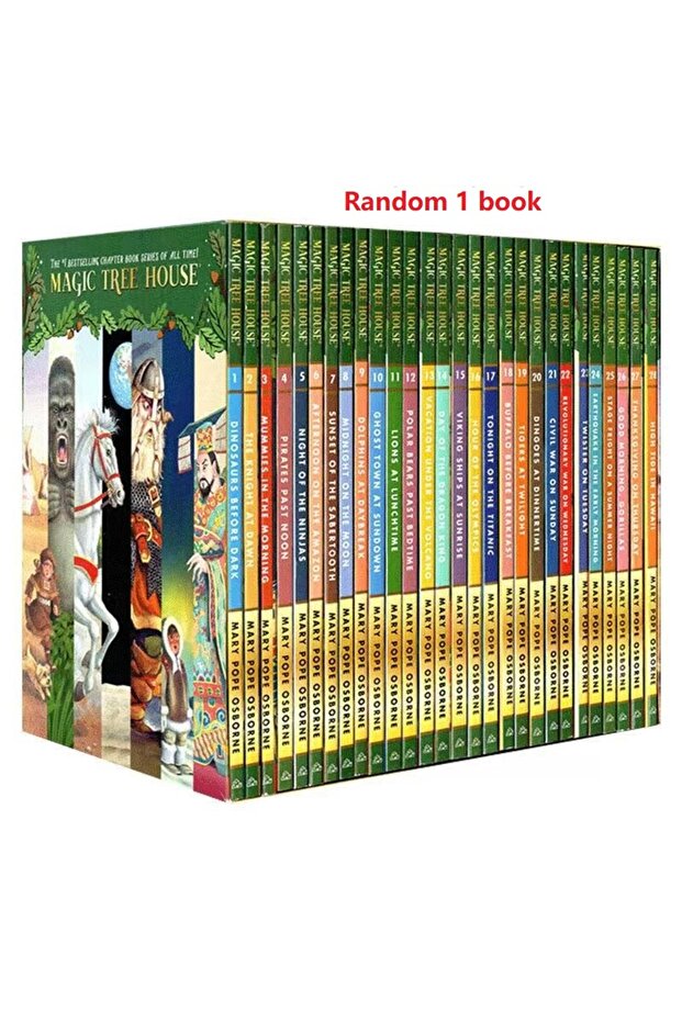 Random 1 book Random 1 book English Version Magic Tree House 1-38 Volumes English Reading Story Book