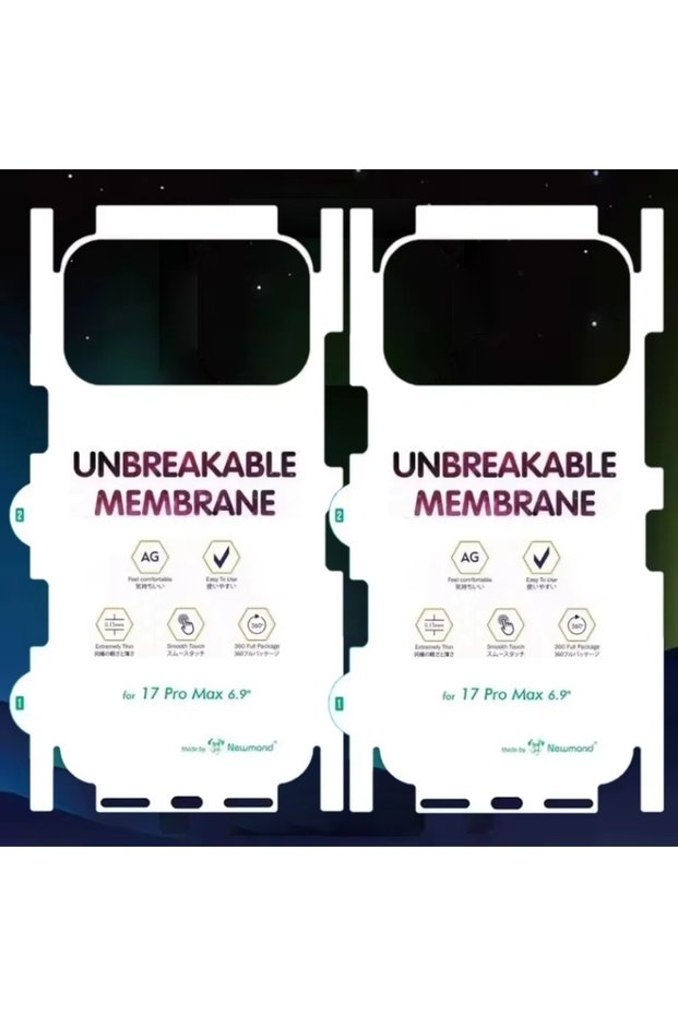For iPhone 17 Pro 2PCS Matte 2PCS HD Matte 17 Pro Transparent Soft Hydrogel Film Screen Protector Fo