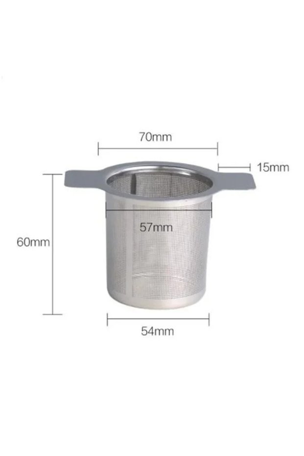 1pack 1/2Pcs Multi-purpose Stainless Steel Reusable Mesh Tea Infuser Strainer Leaf Filter Sieve Cup