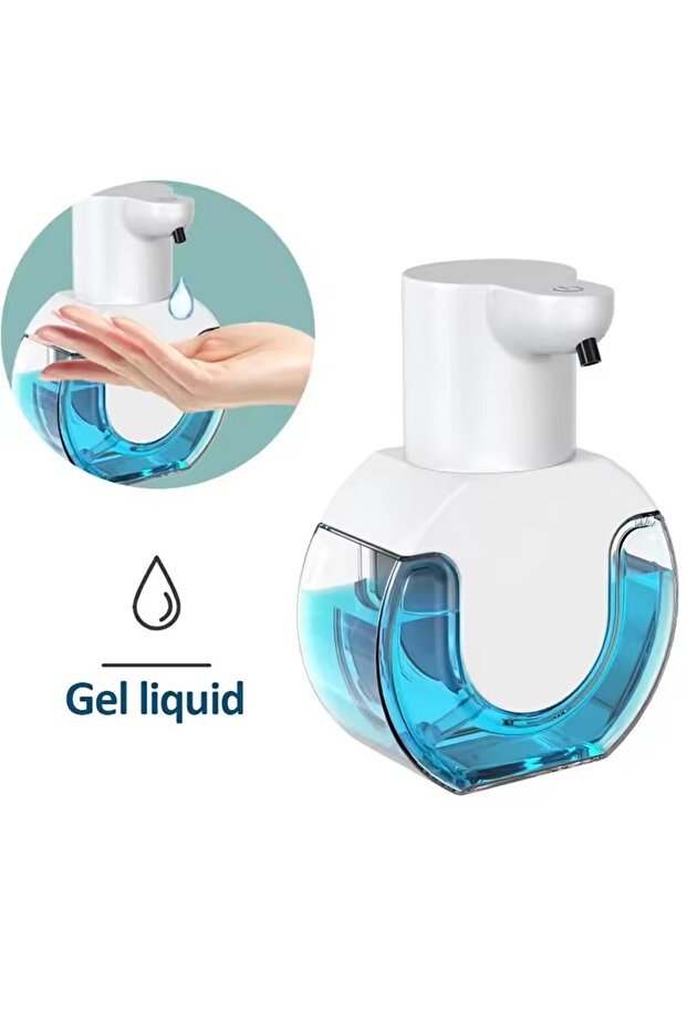 White-Gels 420ML Countertop Or Wall-Mounted 4-Levels Adjustable Foam/Gels Electric Automatic Smart S