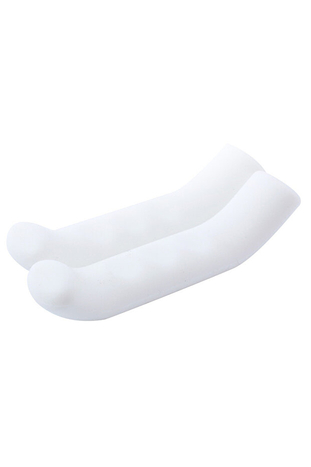 WHITE Bicycle Brake Handle Cover Sleeve, Silicone MTB Grips, Handlebar Protect Cover, Anti-slip Cycl