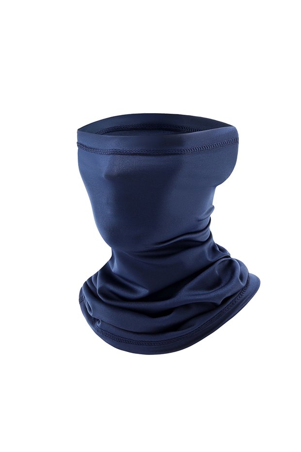 navy blue Outdoor sunscreen cycling mask ice silk headscarf neck fishing magic motorcycle face scarf
