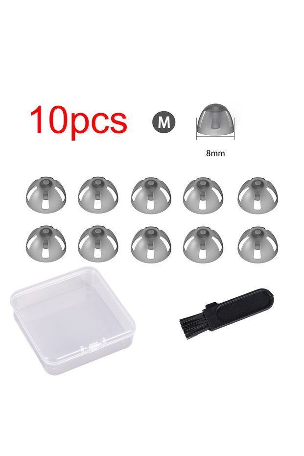 M 8mm Hearing Aids Domes Open Mixed Set, GN Resound Hearing Aids Ear Tips Replacement(10pcs)
