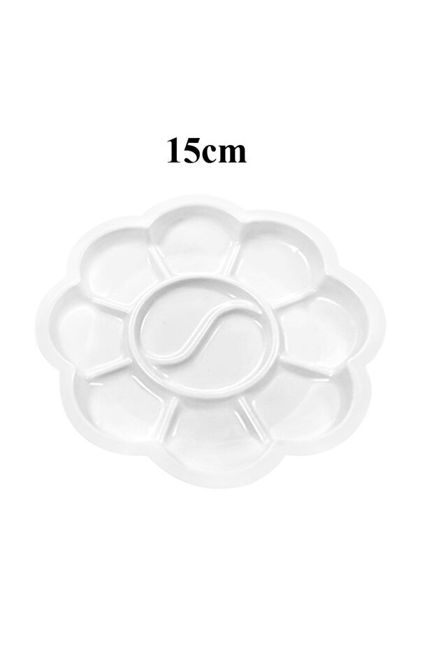 Large size 20pcs 20/30PCS Mini flower-shaped plastic paint palette - Artistic painting tray, mixed w