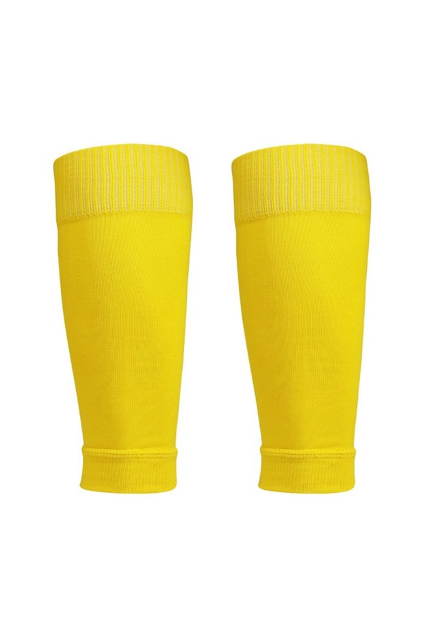 L Yellow Loogdeel Football Socks Soccer Hockey Rugby Leg Sleeve Calf Compression Socks Breathable So