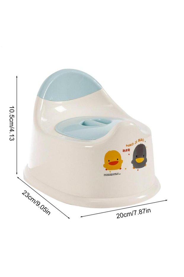 White Toddler Toilet Seat Cute Potty Toilet Seat for Toddler Training Lightweight Portable Spill Pro