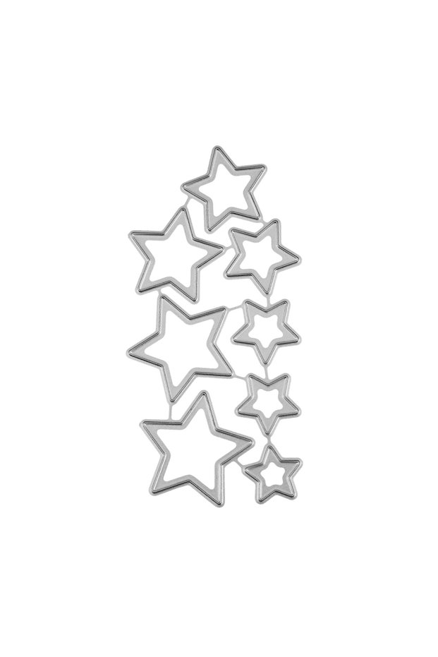 DC-3112 Stars Metal Cutting Dies Stencil Scrapbooking DIY Album Stamp Paper for Handmade Greeting Ca