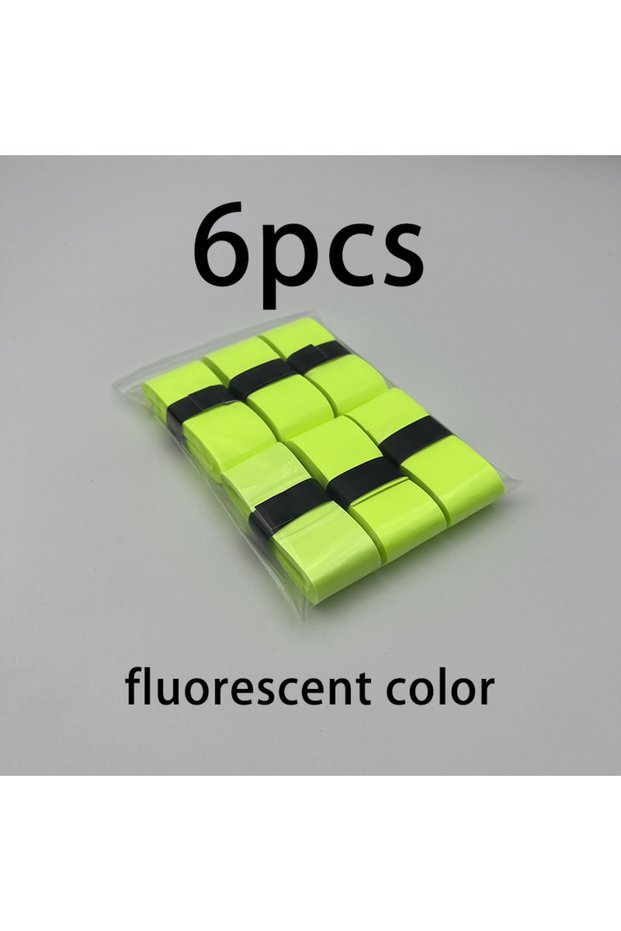 Fluorescent 6pcs 6/10-Piece Set of Badminton Grip Anti Slip Straps, Tennis Racket Sports Grip Pads,