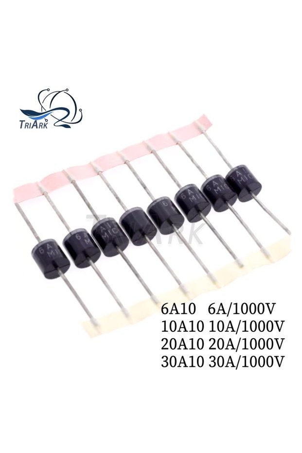 6A10-20PCS 10/20PCS 10A10 6A10 20A10 30A10 R-6 1000V 1KV 6A 10A 20A 30A DIP Axial Rectifier Diode Hi