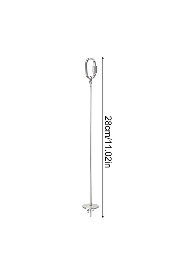L Stainless Steel Bird Foraging Skewer Enriches Diet & Encourages Natural Behavior Fruit/Vegetable H