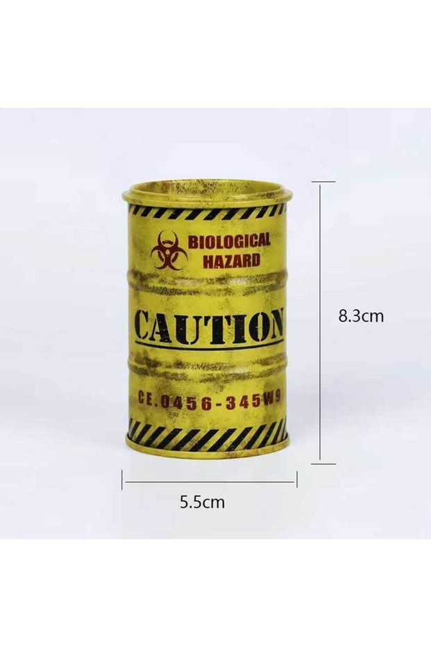 M Iron Mini Oil Drum Model Chemistry Oil Drum Model Car Model Storage Box Desktop Decoration War Gam