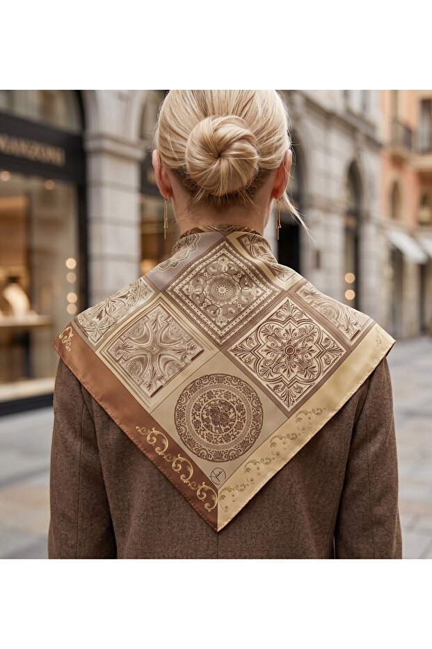 Tile Pattern 70*70cm Bandana/Scarf