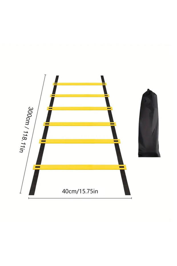 3m Agility Ladder Removable For Speed Training and Sports Flexibility Portable Agility Football Trai
