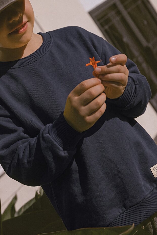 Sweatshirt 2-12 Years Old Navy Blue