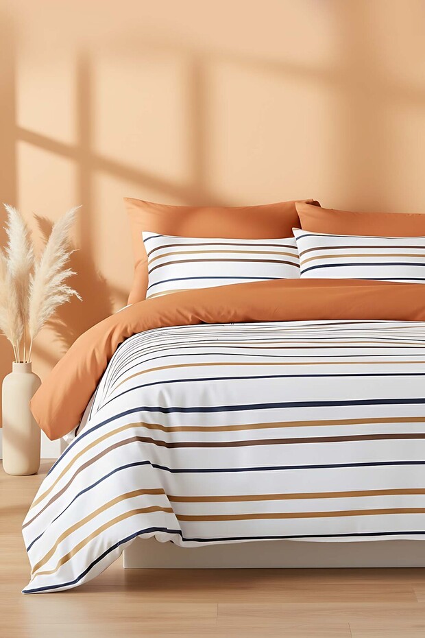 Aren Breathable Cotton Double Duvet Cover Set