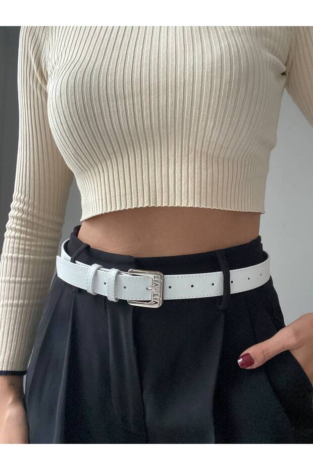 Lend Lia Model Buckle Jacket Belt Dress Belt Trouser Belt