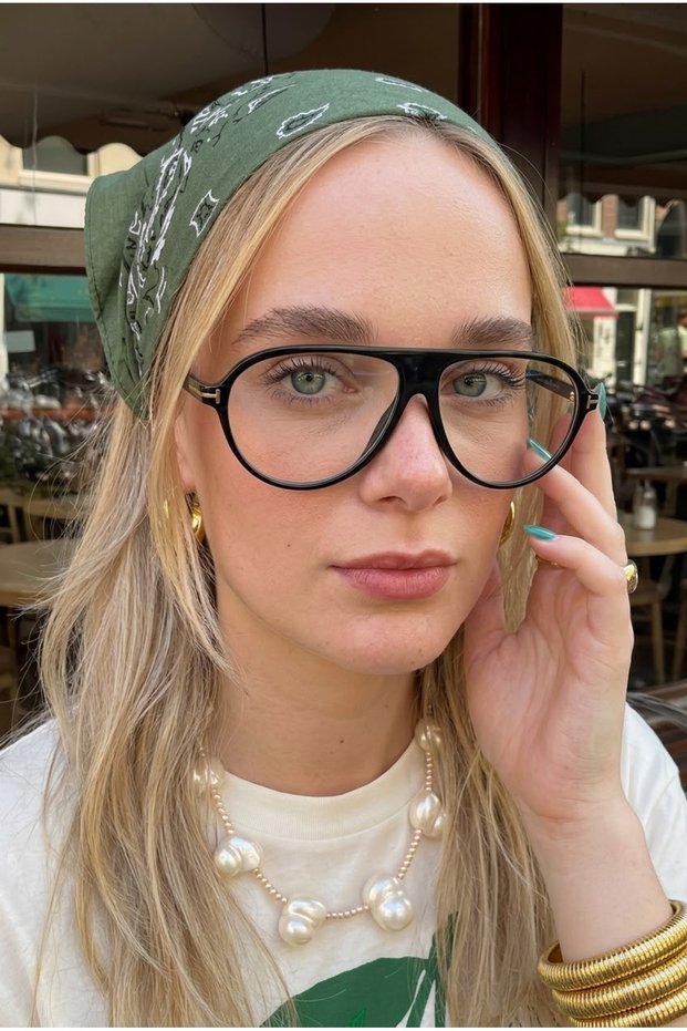 Cenny Unisex Black Framed Blue Block Blue Light Filter Screen Glasses
