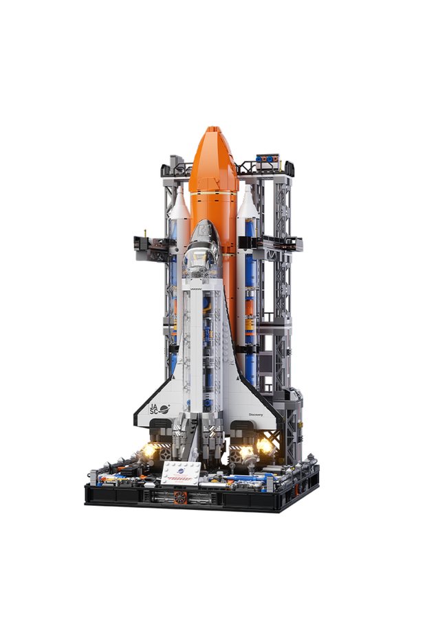 NO box JAKI-8513 Space rocket Space shuttle to explore the moon Space rocket build model adult child