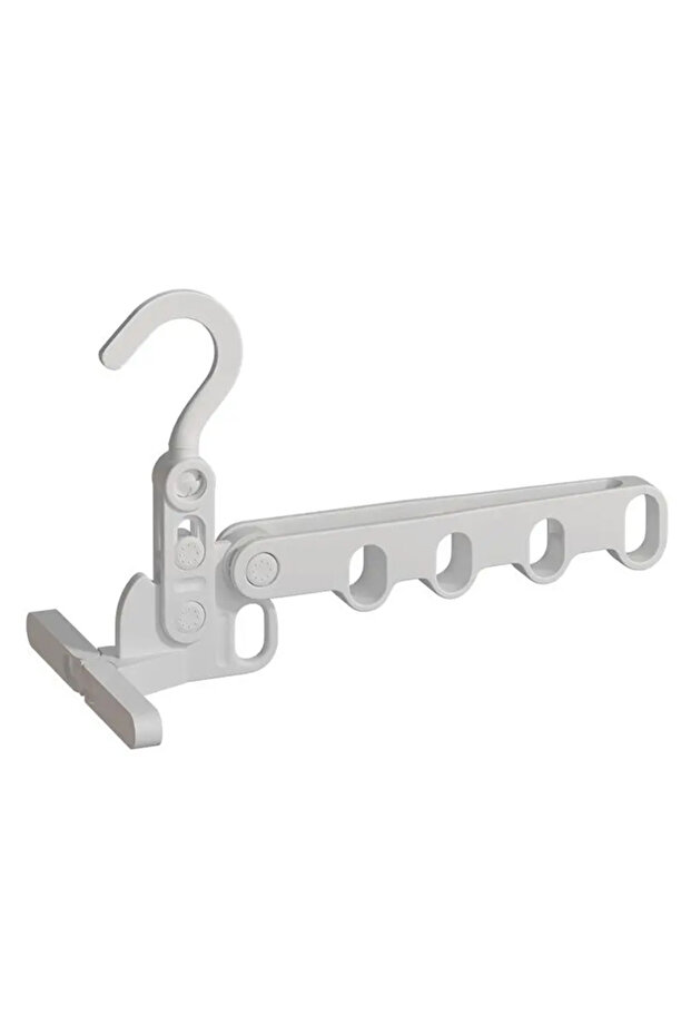 1PC Portable Foldable Travel Hanger Folding Clothes Drying Rack Travel Hangers Hanging Rack with 5 H