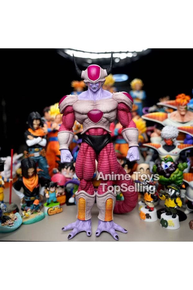 Bandai Frieza 35.5cm Anime Dragon Ball Z Frieza Figure Action Figure Second Form Frieza GK PVC Colle