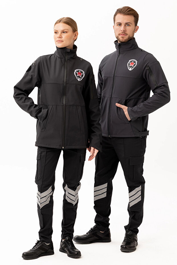 Safety Clothing Km-Softshell Jacket Waterproof and Windproof Breathable Custom Safety Jacket