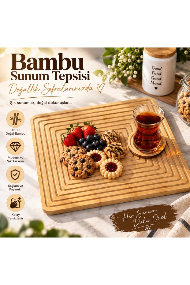 Luxury Bamboo Presentation Tray