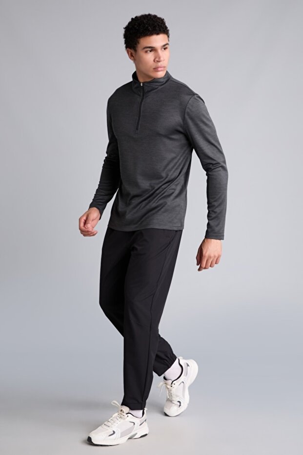 Men's Canvas Trousers H6170Ax/Bk81 Black