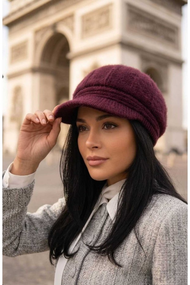 French Style Visor Knitwear Women's Hat