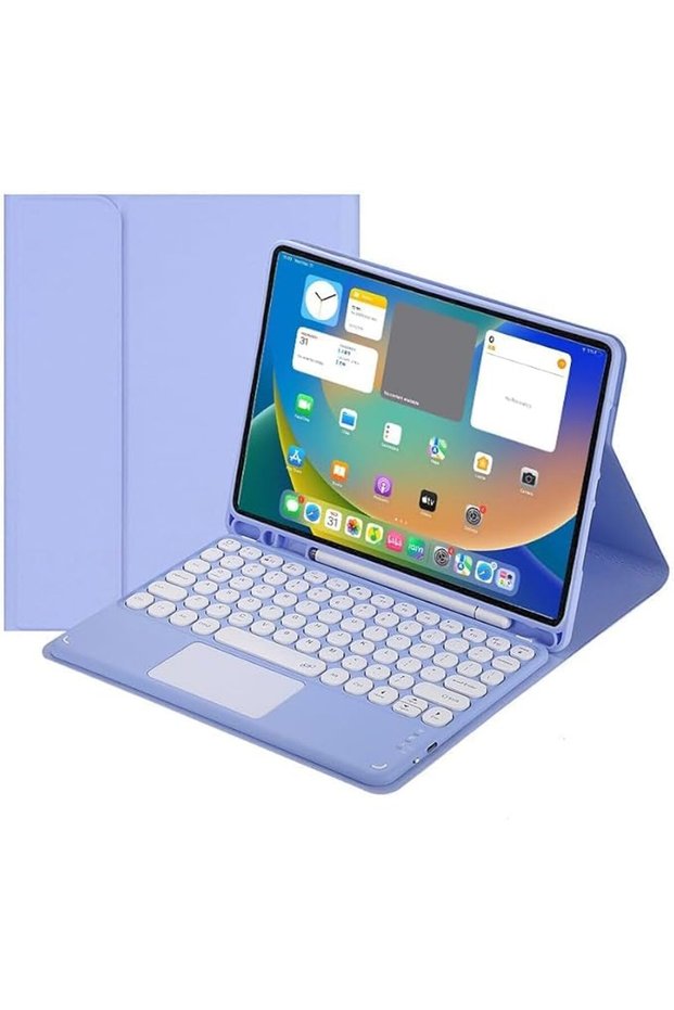 حافظة لوحة مفاتيح تعمل باللمس لجهاز iPad من الجيل العاشر، لوحة لمس متعددة النقاط، لوحة مفاتيح مغناطيسية قابلة للفصل