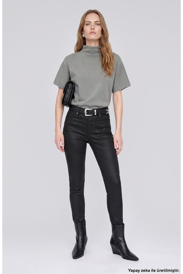 Siyah Casual Pantolon