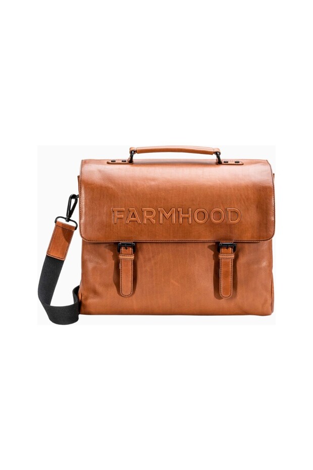 Memphis Leather XXL Briefcase, 3 Compartments, 39 Cm, High-Quality Genuine Leather