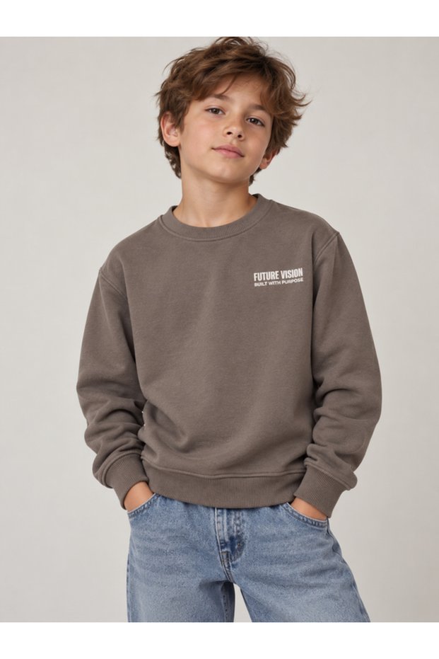 Boys’ Front and Back Graphic Sweatshirt