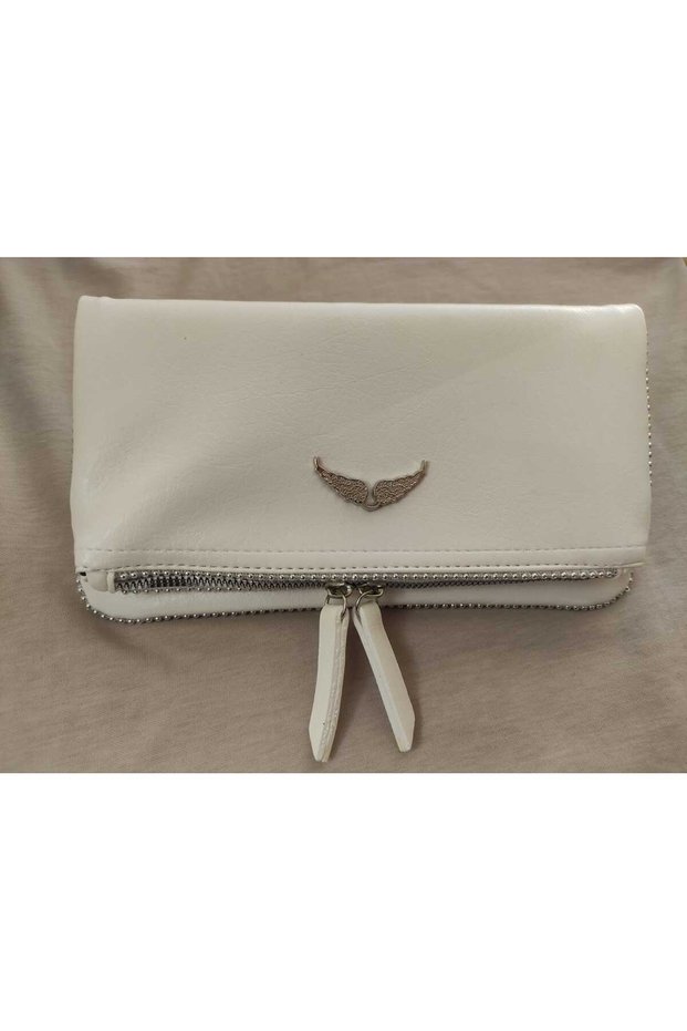 Maralle Chain Strap Women's Shoulder & Portfolio Bag with Wing Detail