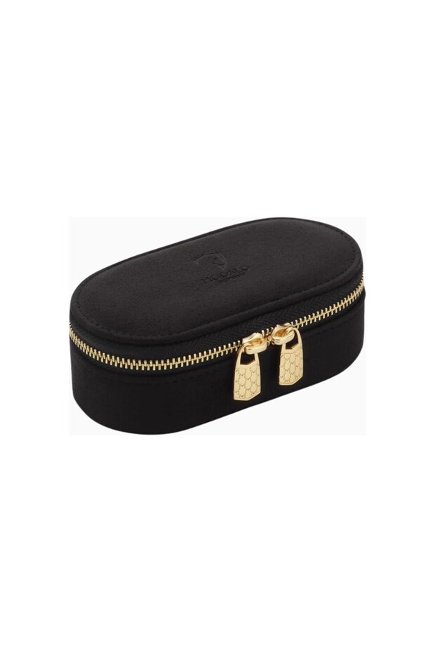 Velvet Jewelry Box, Zippered, Compact and Stylish Storage
