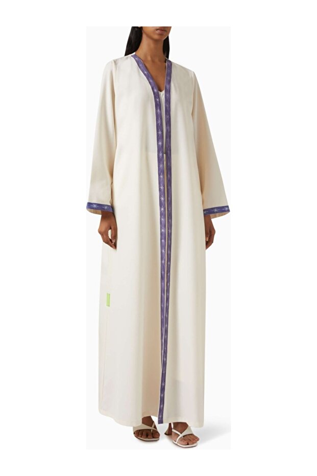 Elevate Your Elegance with the Star Painted Abaya, Bringing a Modern Style with Luxurious Designs