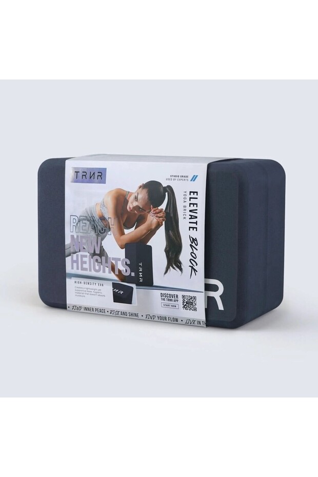 Elevate Lightweight High-Density Eva Yoga Block, 3 Settings, Non-Slip, Durable