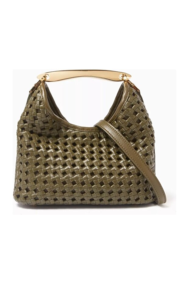 Small Boomerang Bag Knitted Lambskin, 18K Gold & Stylish Design