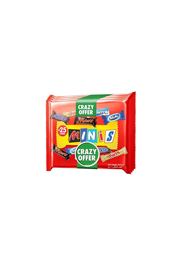 Of Minis Mixed Mars Chocolate 3 x 500 g