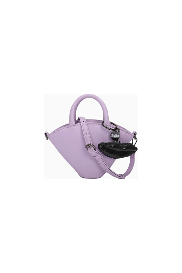 Sculpt Mini Trichterform Luxury Shoulder Bag with Kiss Detail
