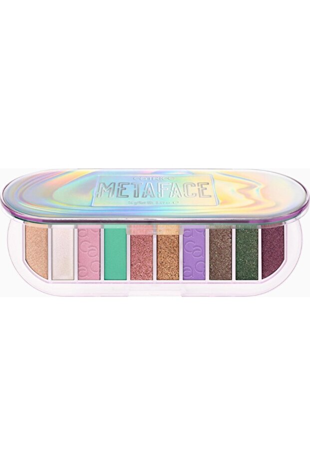Metaface Eyeshadow Palette C01,10 Colorful, Long-Lasting and Multi-Textured Shadows