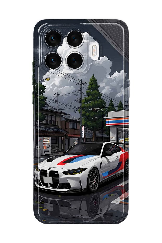 Xiaomi 17t Compatible Bmw Patterned Transparent Phone Case