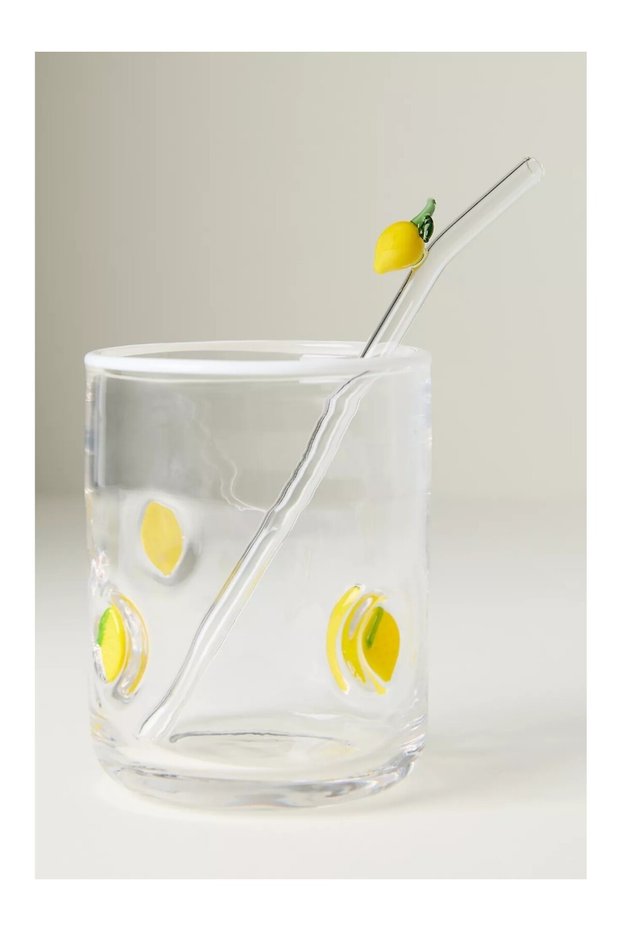 The Icon Food & Drink Handmade Bead Detailed Glass Cup