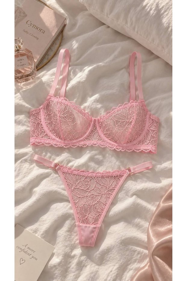 Elarose Lace Set – Women's Bra and Panties Set