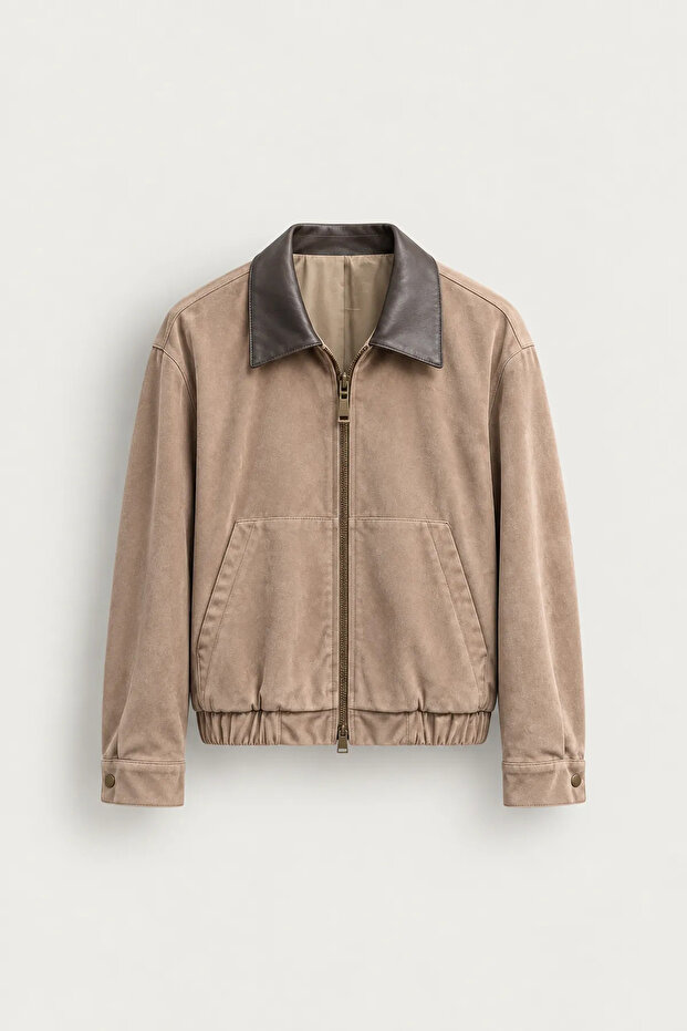 Lark - Beige - Western - Men's Jacket