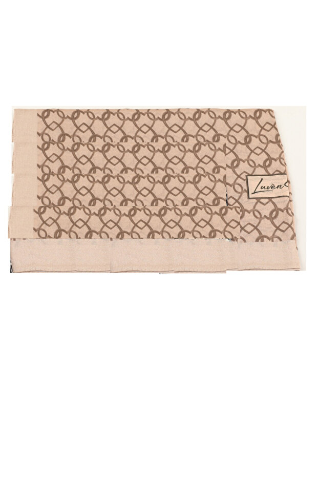 Heart Patterned Shawl (70% Modal - 30% Silk)