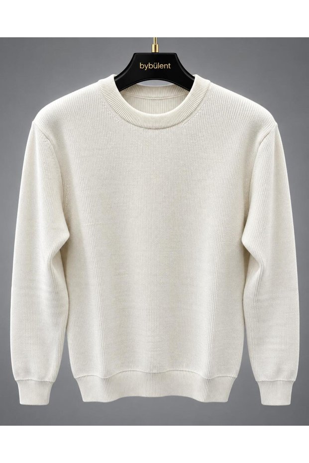 Men's Pure Wool Quality Anti-Pilling Special Production Crew Neck Sweater