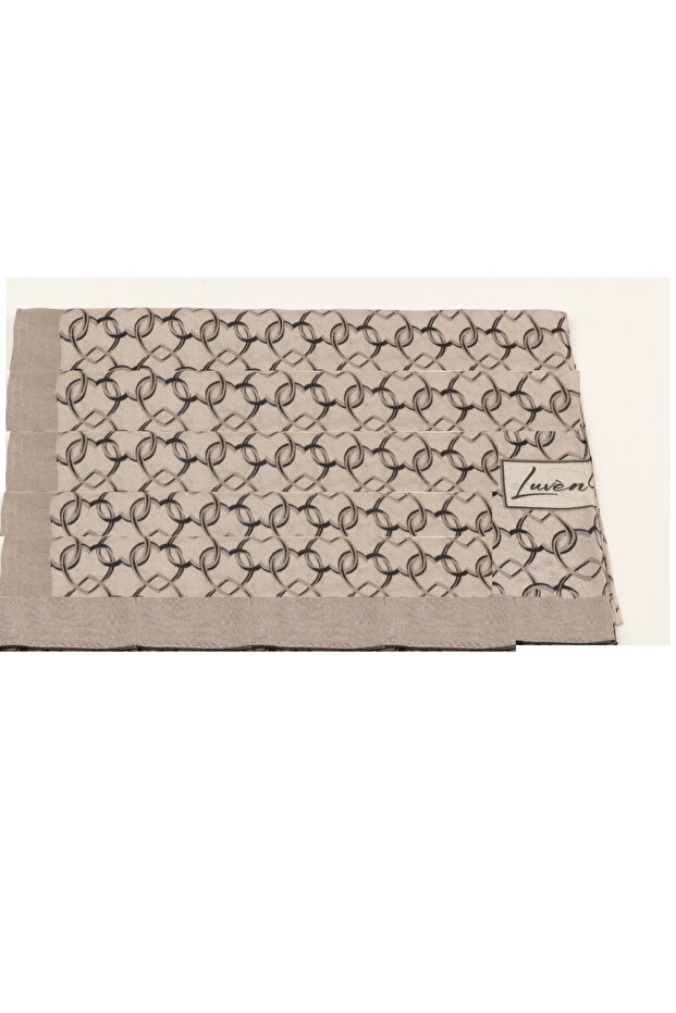 Heart Patterned Shawl (70% Modal - 30% Silk)